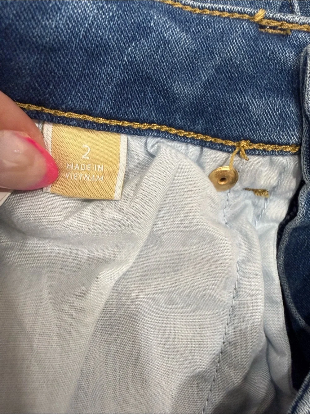Michael Kors Medium Blue Flare Jeans